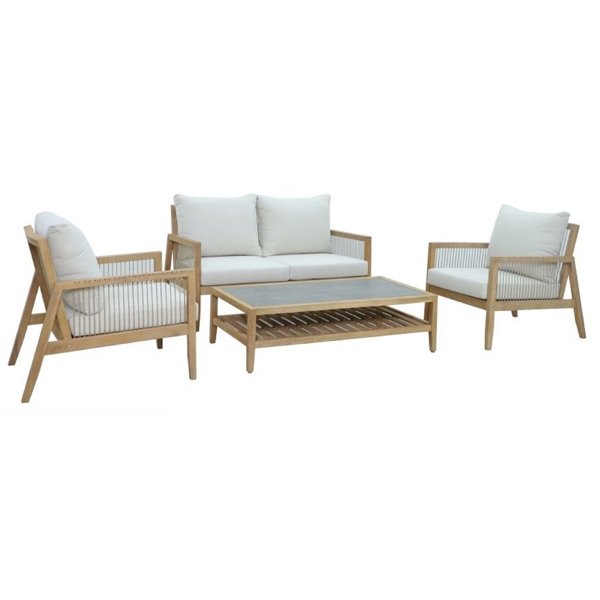 ბაღის ავეჯის ნაკრები Gardenline BIANCO, Garden Furniture Set, Beige