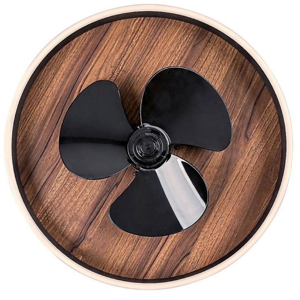 Rabalux Faustine, 30W, Chandelier Ceiling Fan, White/Black