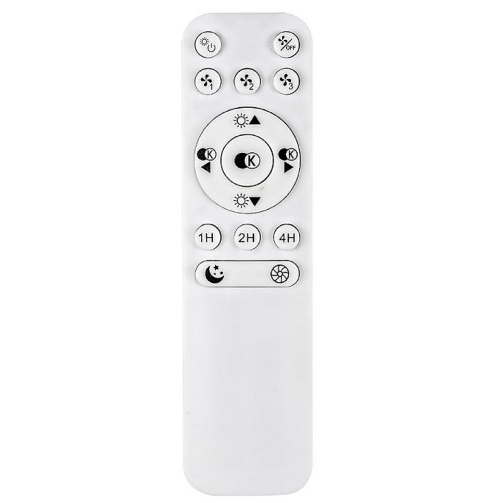 Rabalux Faustine, 30W, Chandelier Ceiling Fan, White/Black