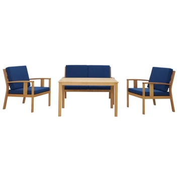 Domino HUC25431AM Liam, Garden Furniture Set, Wood