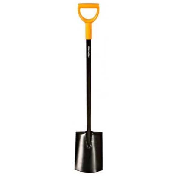 Fiskars 131403 Solid, Shovel, Black