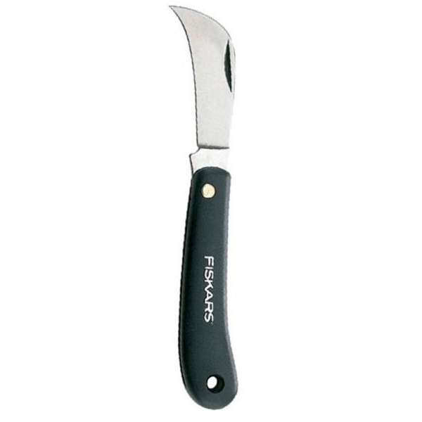 ბაღის დანა Fiskars 125880, Garden Knife, Black