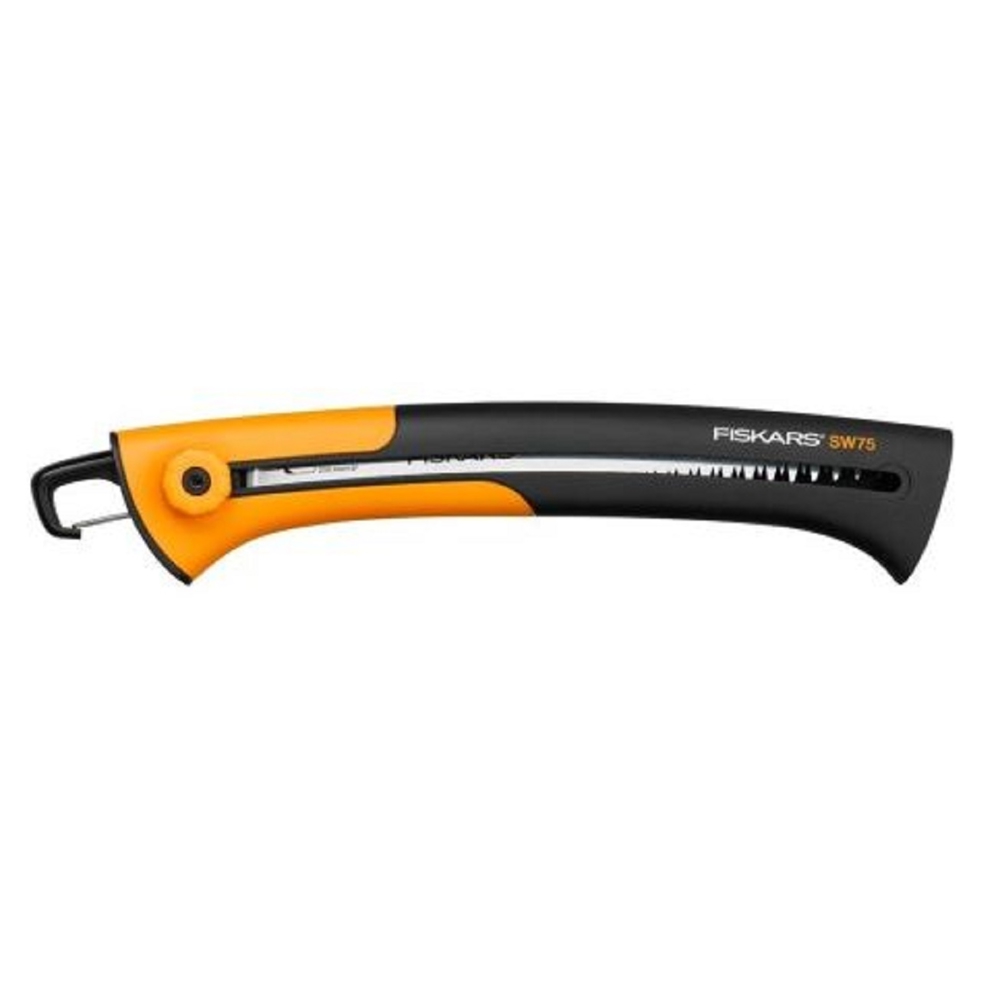 Fiskars SW75 Xtract, Garden Saw, Black/Orange