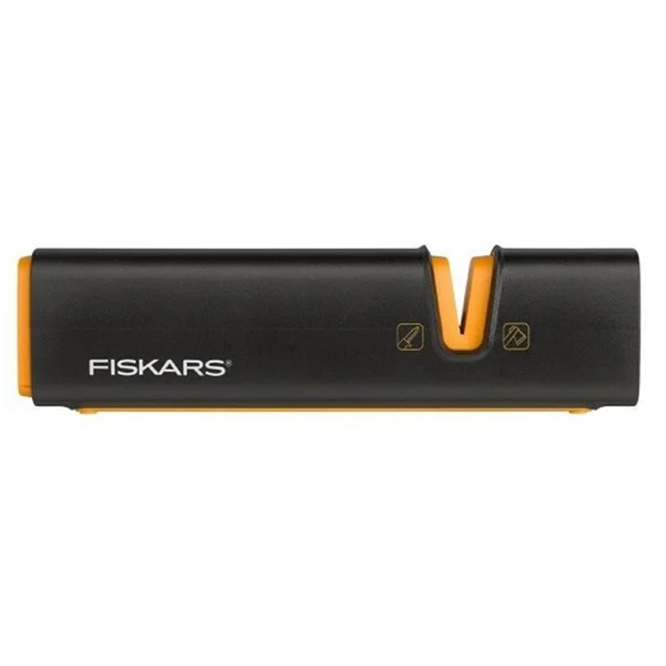 Fiskars 1000601, Sharpener, Black/Orange