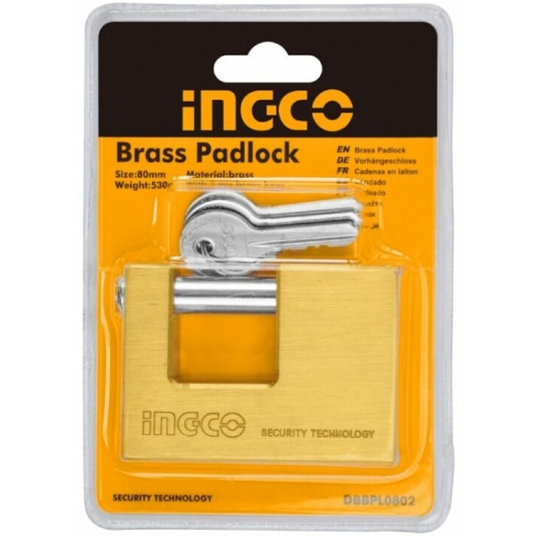 Ingco DBBPL0802, 80mm, Padlock