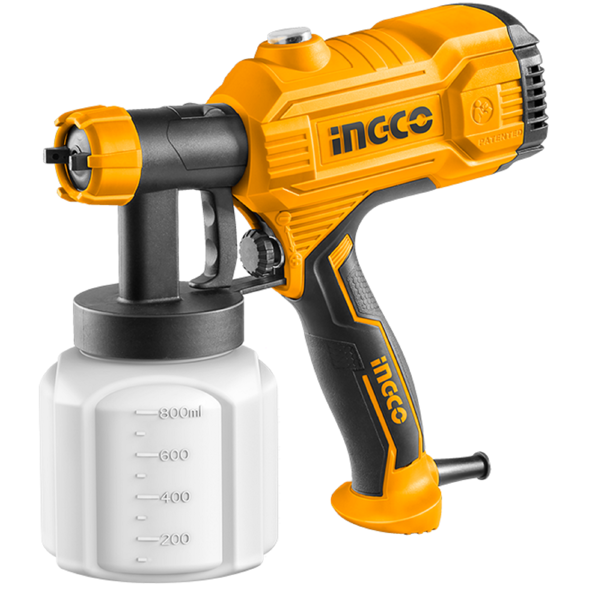 Ingco SPG3508, Air Spray Gun, Orange/Black