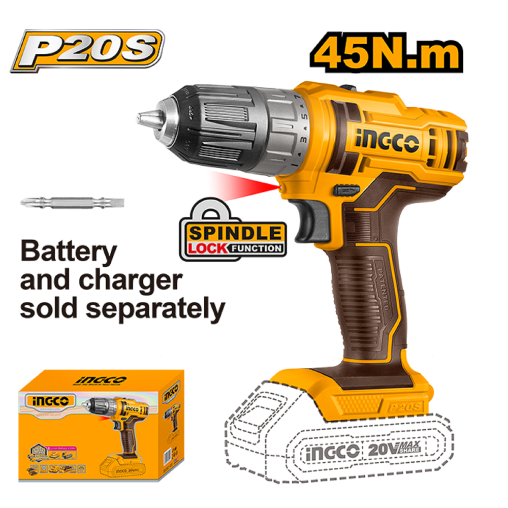 Ingco CDLI200515, 1500Rpm, Orange