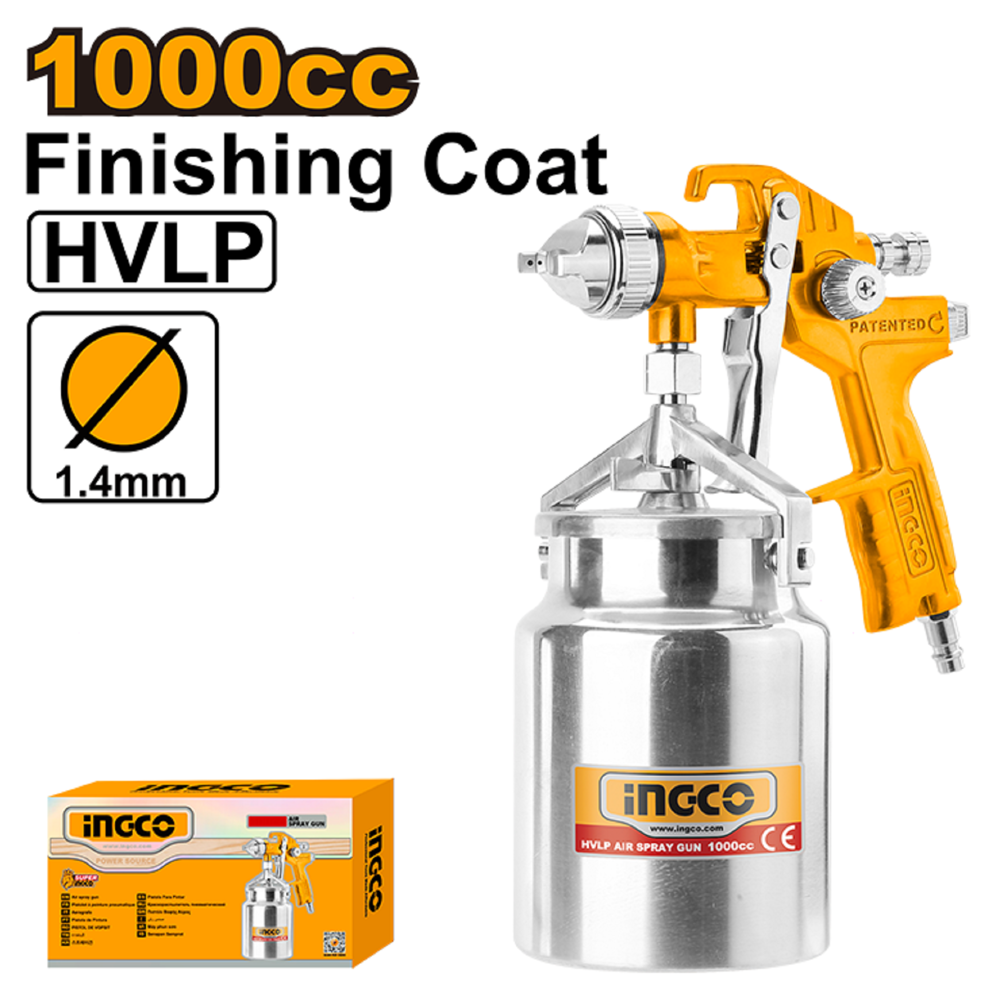 პულივიზატორი Ingco ASG2101, Air Spray Gun, Orange