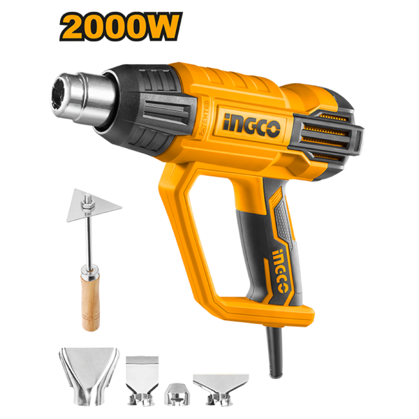 Ingco HG200028, Heat Gun, Orange