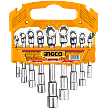 Ingco LASWT0901, 9Pcs Tool Set, Silver