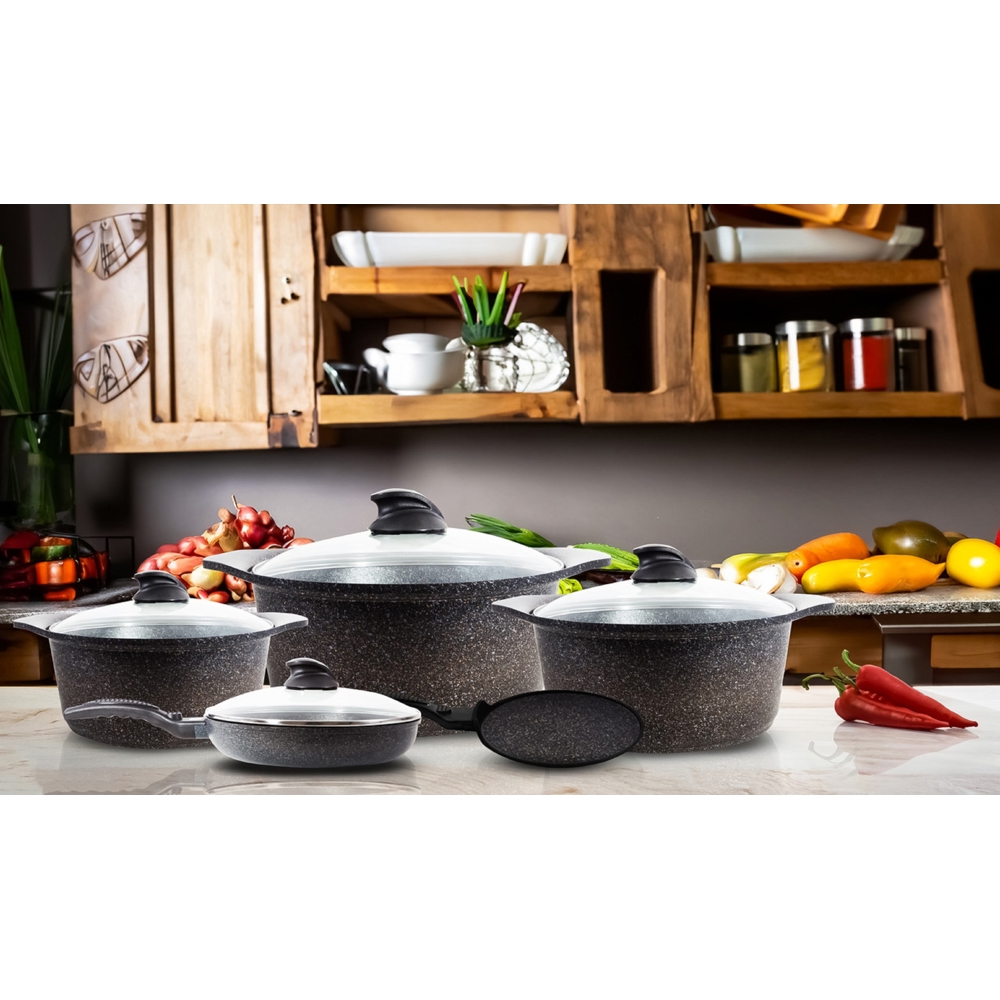 Arshia CO360-2450, 5pcs Set, Gray