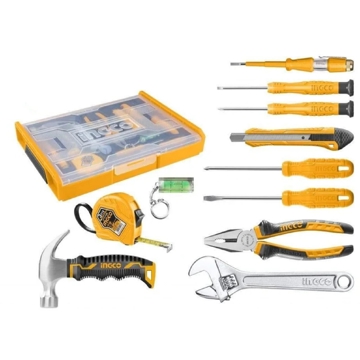 Ingco HKTV01H111, 11Pcs Tool Set, Orange