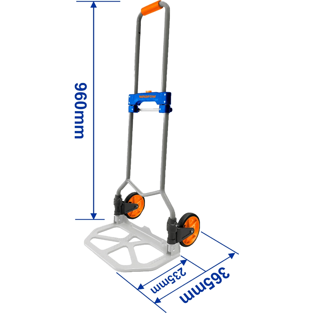Wadfow WWB9A06, 60Kg, Wheelbarrow, Grey