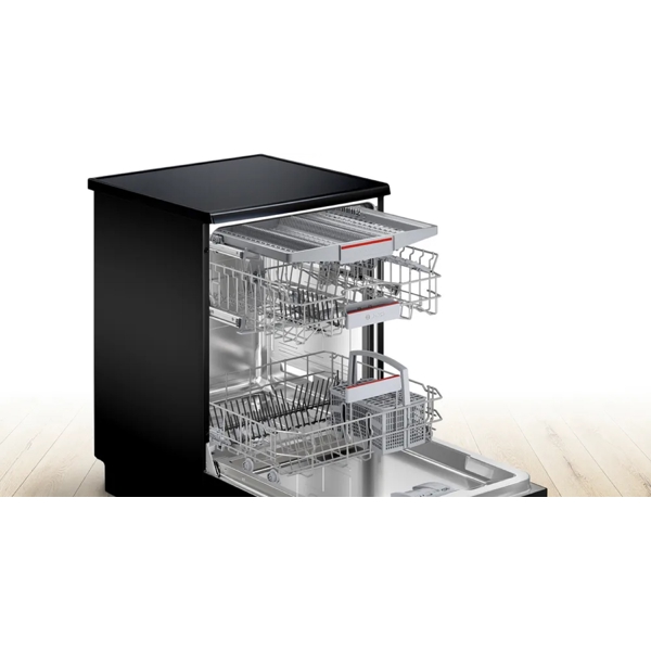 ჭურჭლის სარეცხი მანქანა Bosch SMS46NB01V, 44Dba, Dishwasher, Black