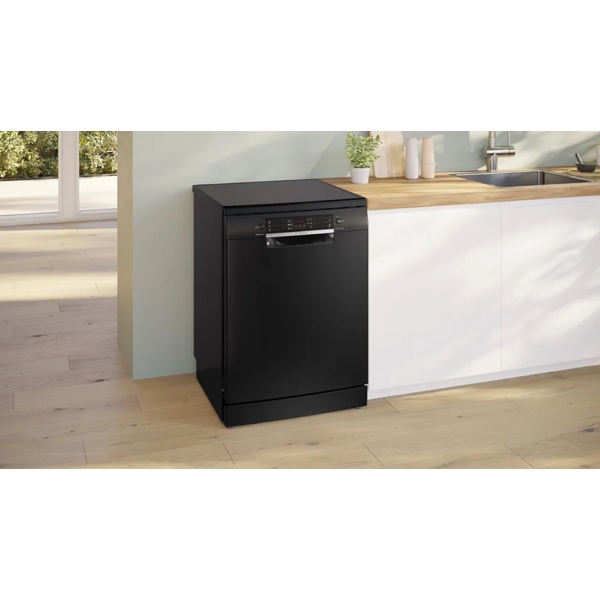 ჭურჭლის სარეცხი მანქანა Bosch SMS46NB01V, 44Dba, Dishwasher, Black