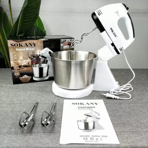 Sokany SK-6620, 250W, Mixer, White