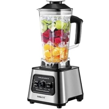 ბლენდერი Sokany SK-999, 6000W, 2.5L, Blender, Silver/Black