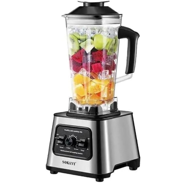Sokany SK-999, 6000W, 2.5L, Blender, Silver/Black