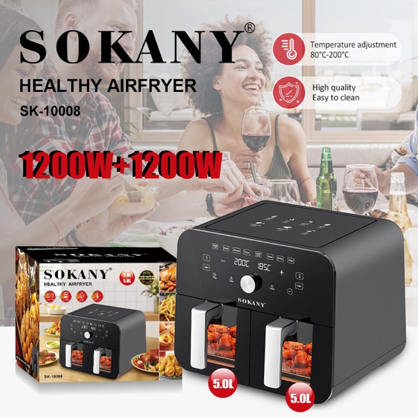 Sokany SK-10008, 2400W, 10L, Black