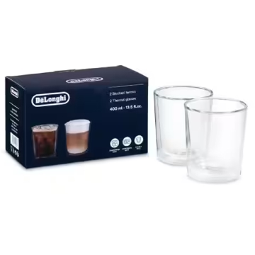 ჭიქის ნაკრები DeLonghi DLSC318, 2Pcs, Glass