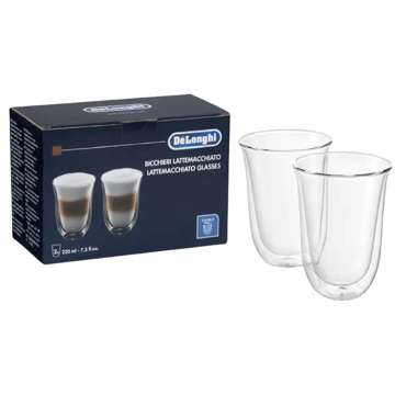 ჭიქის ნაკრები DeLonghi DLSC312, 2Pcs, Glass