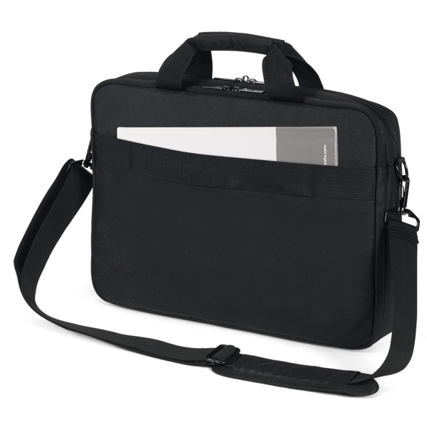 Dicota D32035-RPET, 17.3", Laptop Bag, Black