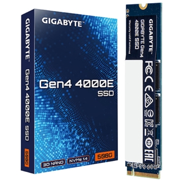 მყარი დისკი Gigabyte G440E500G G10 Gen4 4000E, 500GB, M.2, Internal Hard Drive