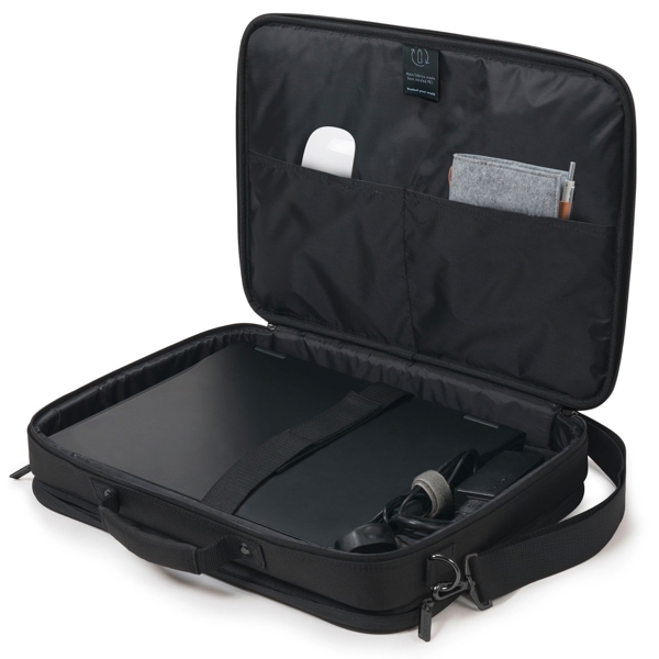 ნოუთბუქის ჩანთა Dicota D30492-RPET Eco Multi Plus BASE, 17.3", Laptop Bag, Black