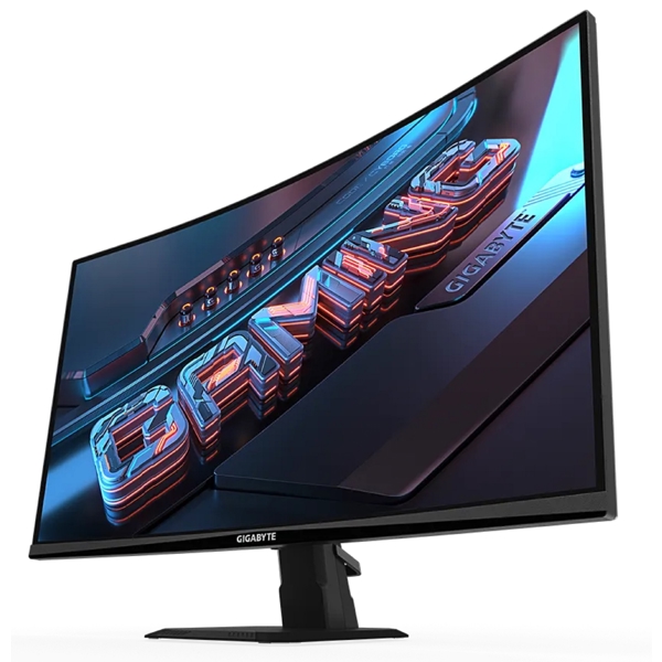 მონიტორი Gigabyte GS27FC, 27", Monitor, FHD, VA, HDMI, DP, Black