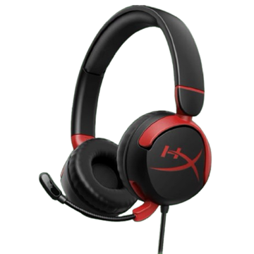 HyperX 7G8F4AA Cloud Mini, Gaming Headset, Wired, Red/Black