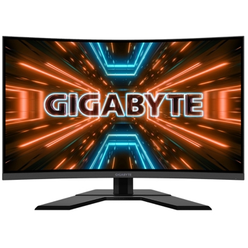 მონიტორი Gigabyte G32QC A, 31.5", Monitor, QHD, VA, HDMI, DP, USB, Black