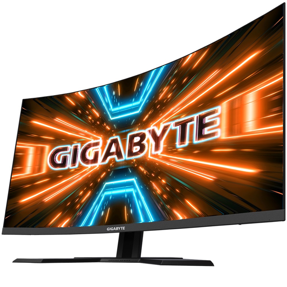 Gigabyte G32QC A, 31.5", Monitor, QHD, VA, HDMI, DP, USB, Black