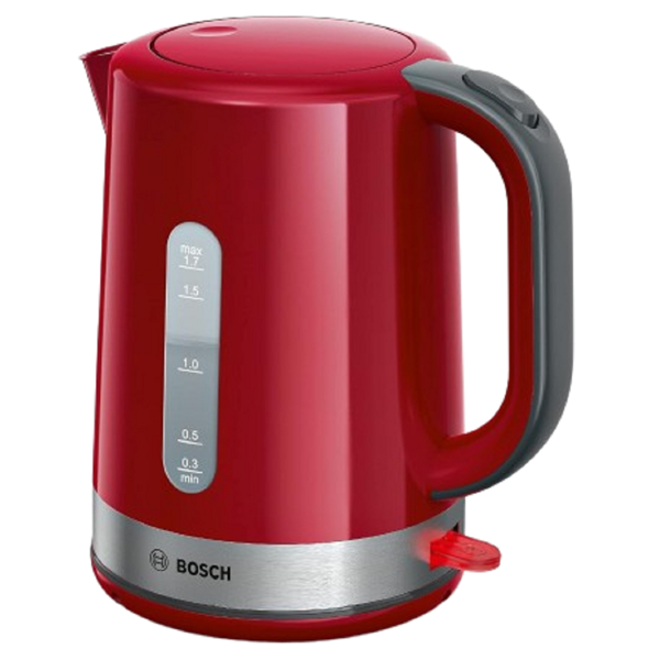 ელექტრო ჩაიდანი Bosch TWK6A514, 2200W, 1.7L, Electric Kettle, Red