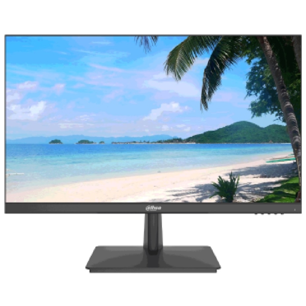 მონიტორი Dahua DHI-LM24-H200, 23.8", Monitor, FHD, VA, HDMI, VGA, Black