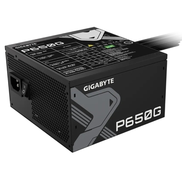 Gigabyte GP-P650G, 650W, 80 Plus, Power Supply, Black