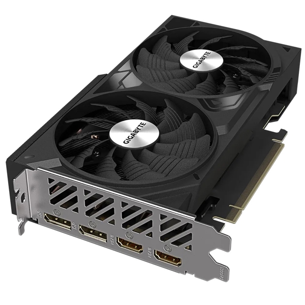 ვიდეო დაფა Gigabyte GV-N406TWF2OC-8GD WINDFORCE OC, GeForce RTX4060 Ti, 8GB, 128bit, HDMI, DP, Black