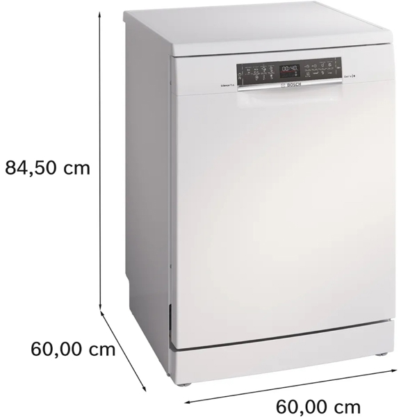 ჭურჭლის სარეცხი მანქანა Bosch SMS6HMW76Q, Dishwasher, White