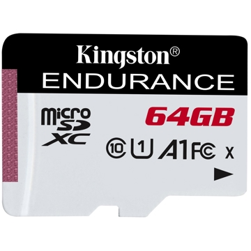 Kingston SDCE/64GB, 64GB, microSDHC, C10, UHS-I, U1, Black/White