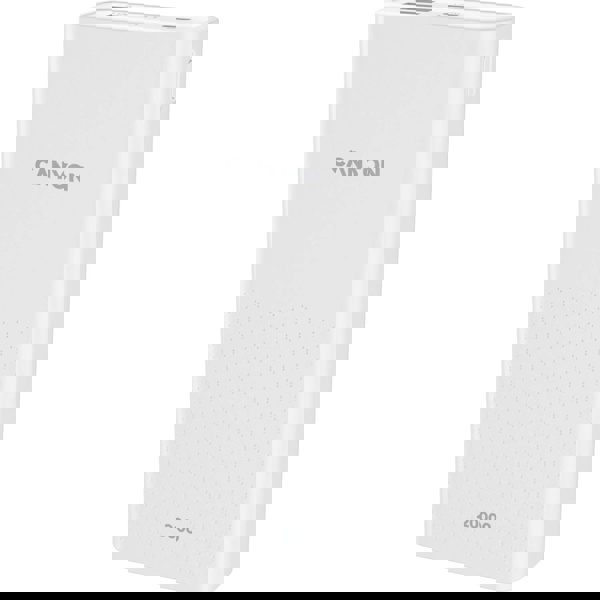 პორტატული დამტენი Canyon CNE-CPB2001W, 20000 mAh, Micro-USB, USB Type-C, USB, Power Bank, White