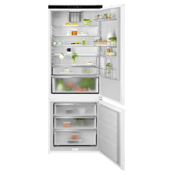 Electrolux ENP7TD75S, D, 376L, 35Db, Built-in Refrigerator, White