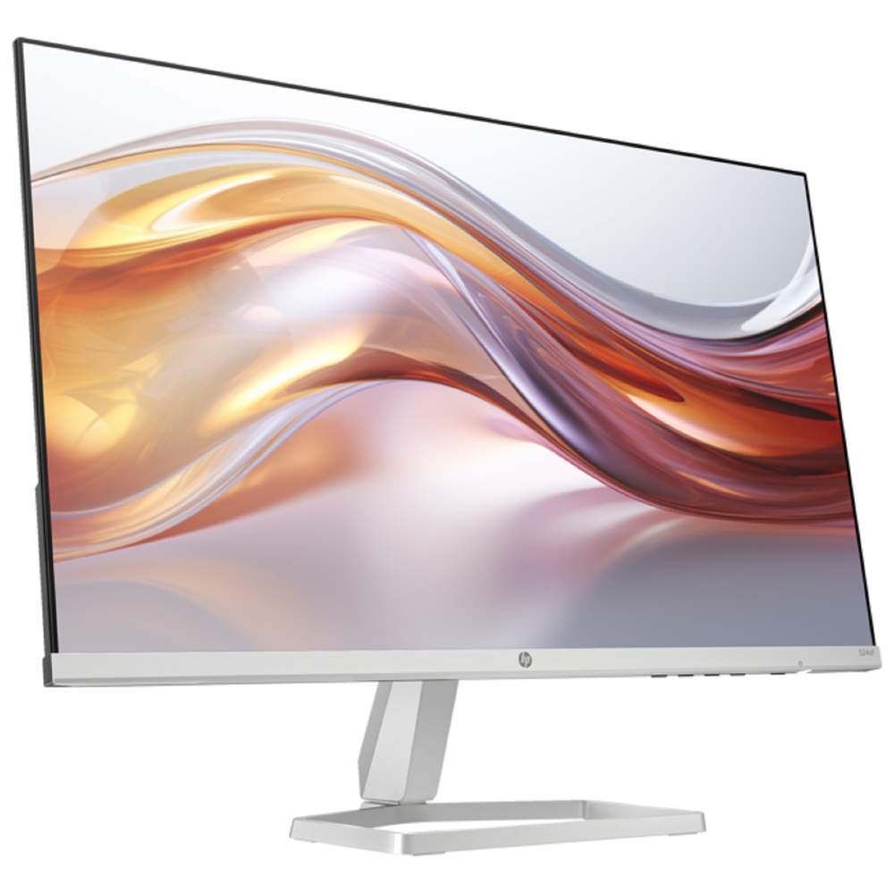 HP 94C17E9 524SF, 23.8", Monitor, FHD, IPS, HDMI, VGA, Silver/Black