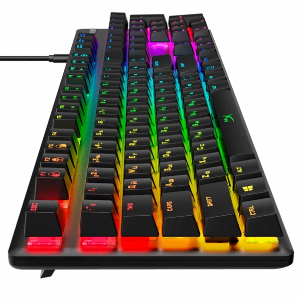 კლავიატურა HyperX 639N3AA, Wired, RGB, USB, Gaming Keyboard, Black