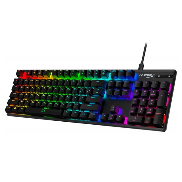 HyperX 639N3AA, Wired, RGB, USB, Gaming Keyboard, Black