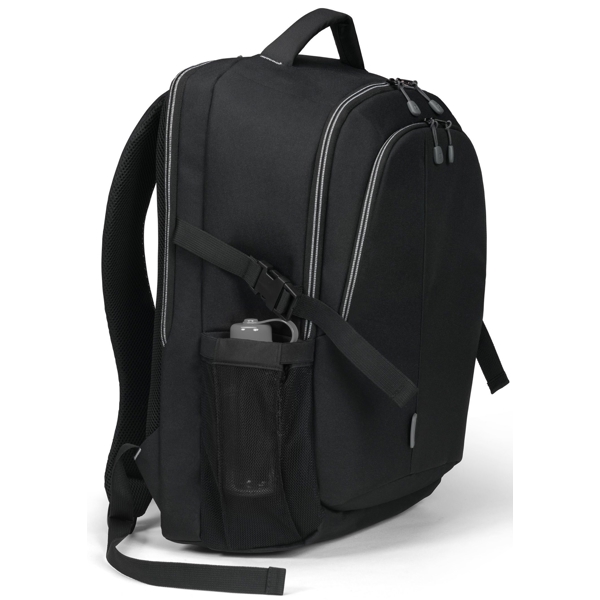 ნოუთბუქის ჩანთა Dicota D32038-RPET, 17.3", Backpack, Black