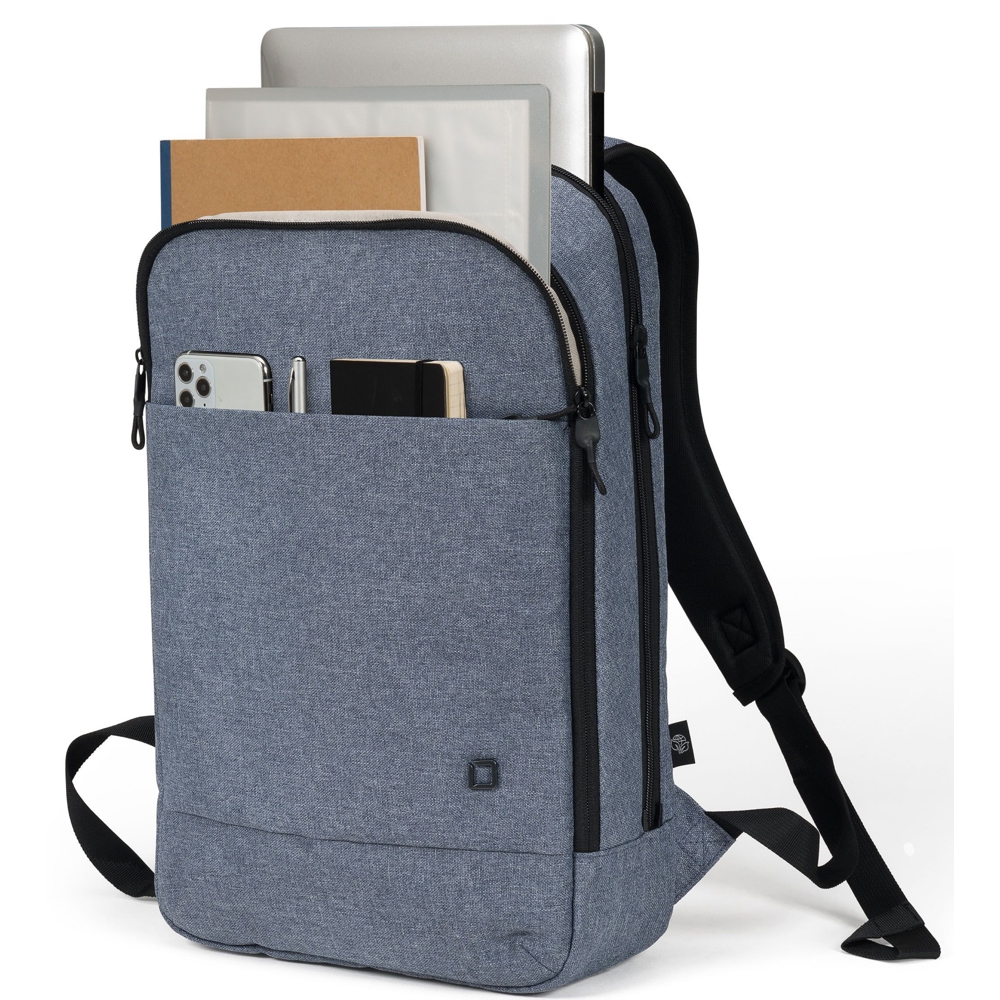 Dicota D32014-RPET, 15.6", Backpack, Blue Denim