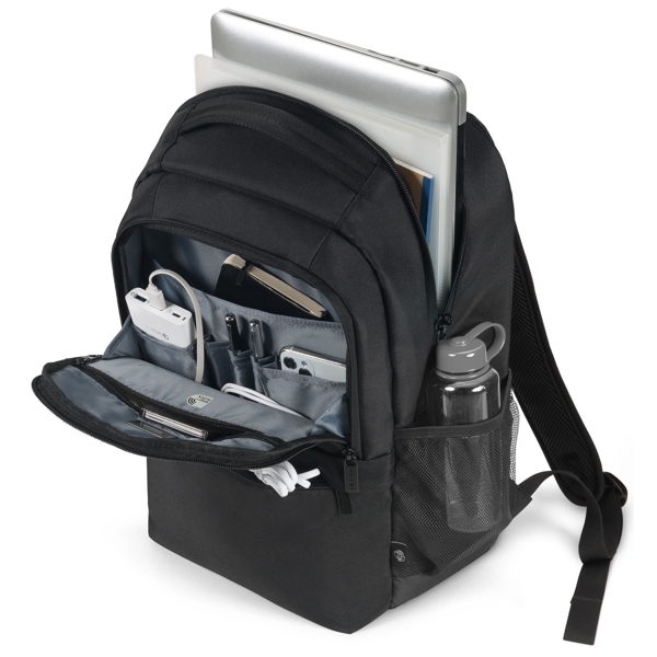 ნოუთბუქის ჩანთა Dicota D32028-RPET, 17.3", Backpack, Black