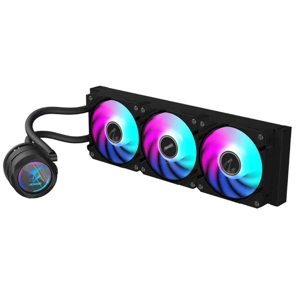 Gigabyte WATERFORCE II 360, 120mm, 2300RPM, Liquid Cooling, Black	