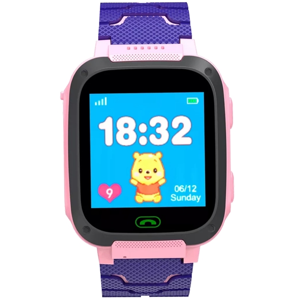 საბავშვო სმარტ საათი Canyon CNE-KW32PP, 1.44", Smart Watch, Pink/Purple