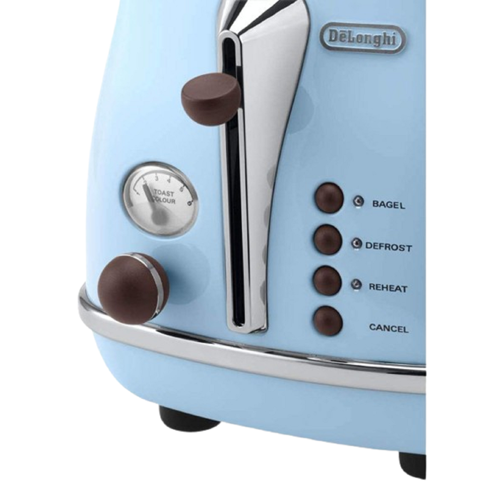 DeLonghi CTOV2103.AZ, 900W, Toaster, Sky Blue