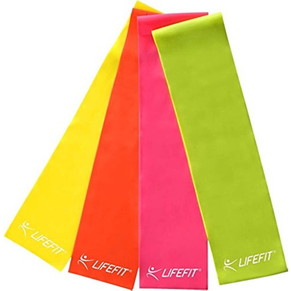 სავარჯიშო რეზინი Lifefit 532GUMA0102, 1Pcs, Exercise Band, Yellow